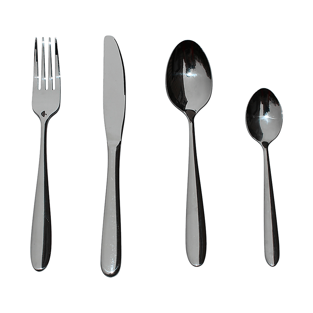 32 Piece Stainless Steel Cutlery Set Knives Fork Spoon Teaspoon