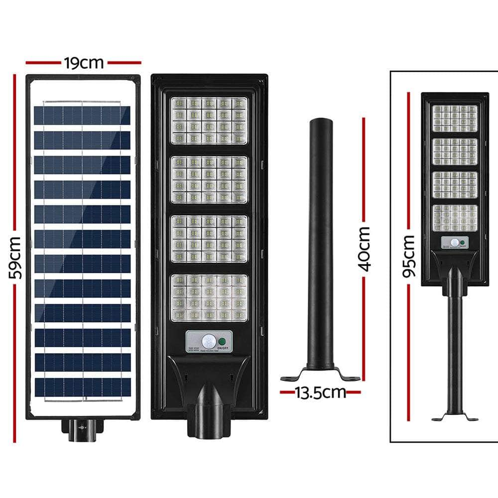 320 LED Solar Street Light Flood Motion Sensor Remote