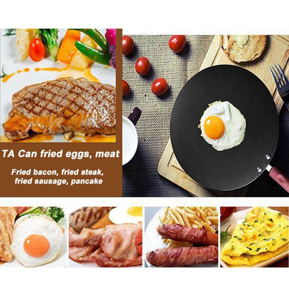 32Cm Nonstick Frying Indian Tava Dosa Chapati Pan Flat Skillet Griddle Pan