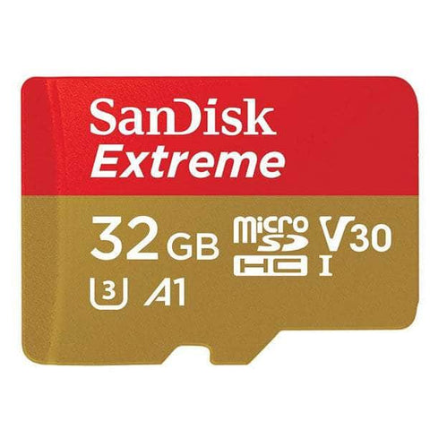 32Gb Micro Sdhc Extreme A1 V30, Uhs-I/ U3, 100Mb/S ,No  Sd Adapter