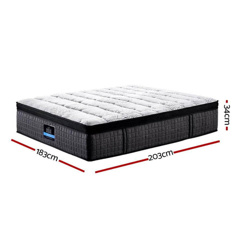 34cm Mattress 9 Zone Latex Foam King