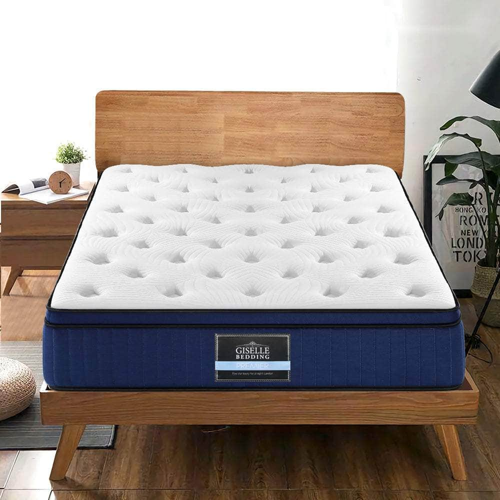 34cm Mattress Cool Gel Memory Foam 7 Zone Double