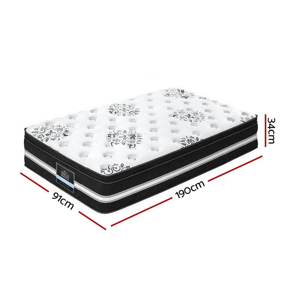 34cm Mattress Cool Gel Memory Foam Single