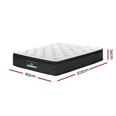 34cm Mattress Euro Top King