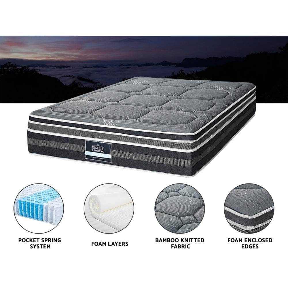 35cm Mattress Bamboo Cover Queen