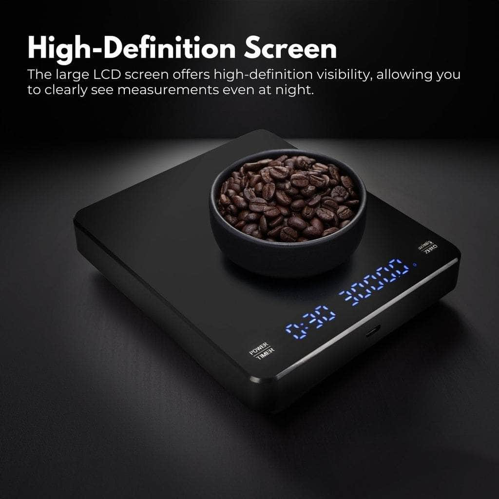 3kg Rechargeable Digital LCD Kitchen Coffee Scale