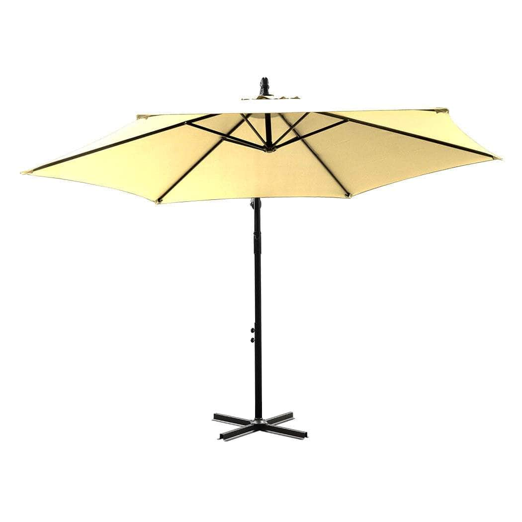 3M Outdoor Umbrella Cantilever Beige Without Base