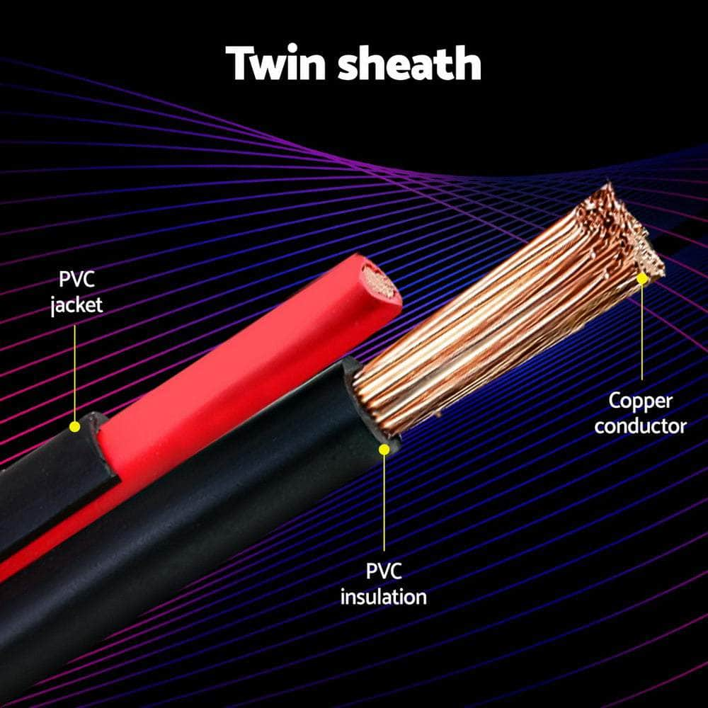 3MM Twin Core Wire 10M 450V Car Electrical Extension Cable