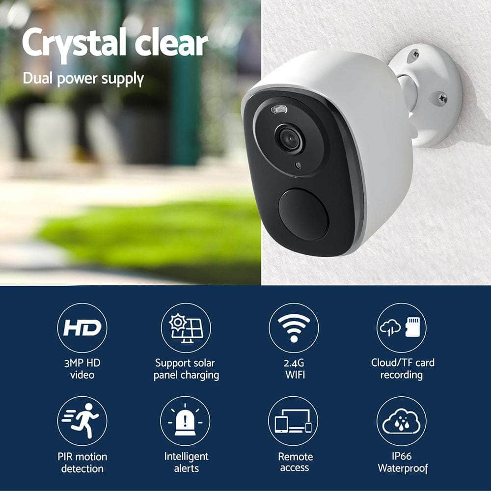 3MP Solar Security Camera