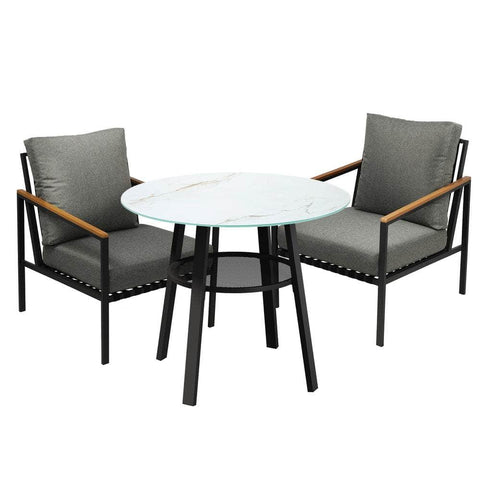 3PCS/5PCS Outdoor Dining Setting Patio Bistro Set