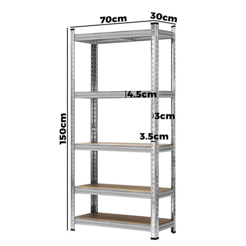 3x1.5m Garage Shelving Shelves Warehouse Racking Storage Rack Pallet