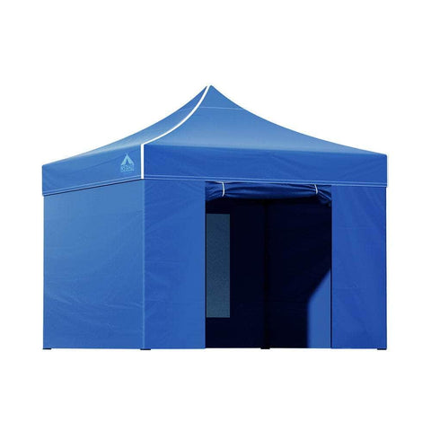 3X3 Pop Up Marquee Folding Tent - Blue