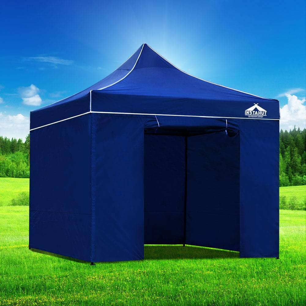 3X3 Pop Up Marquee Folding Tent - Blue