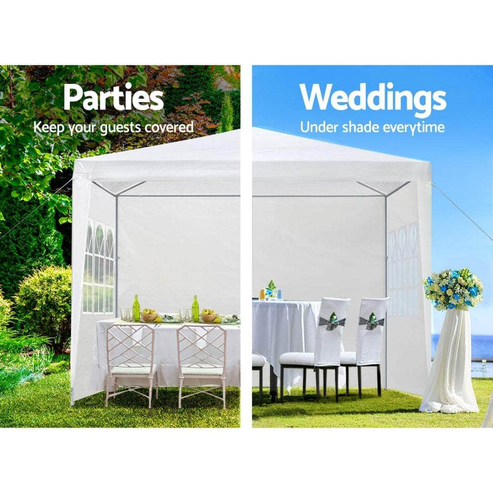 3X3M Marquee Wedding Party Tent - White