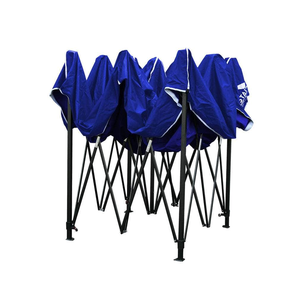 3x3m Pop Up Gazebo Marquee - Outdoor Canopy Shade Blue