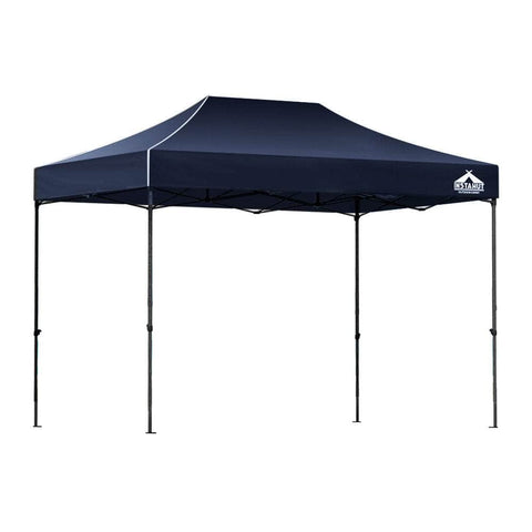 3x4.5m Pop Up Gazebo Marquee - Outdoor Camping Shade Navy