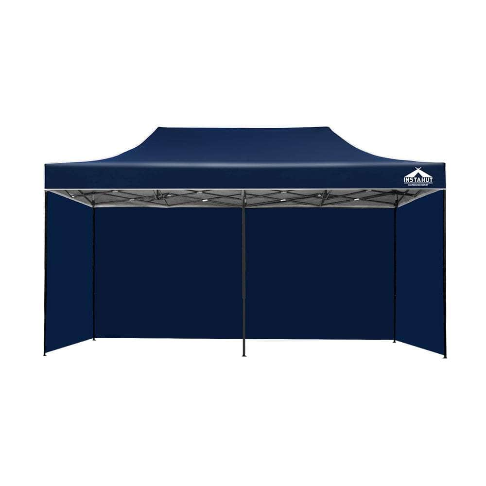 3x6m Pop Up Gazebo Marquee - Outdoor Shade Canopy Navy