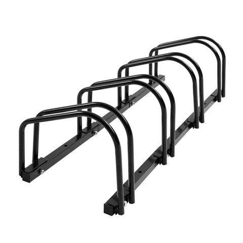 4 Bikes Stand Bicycle Bike Rack Floor