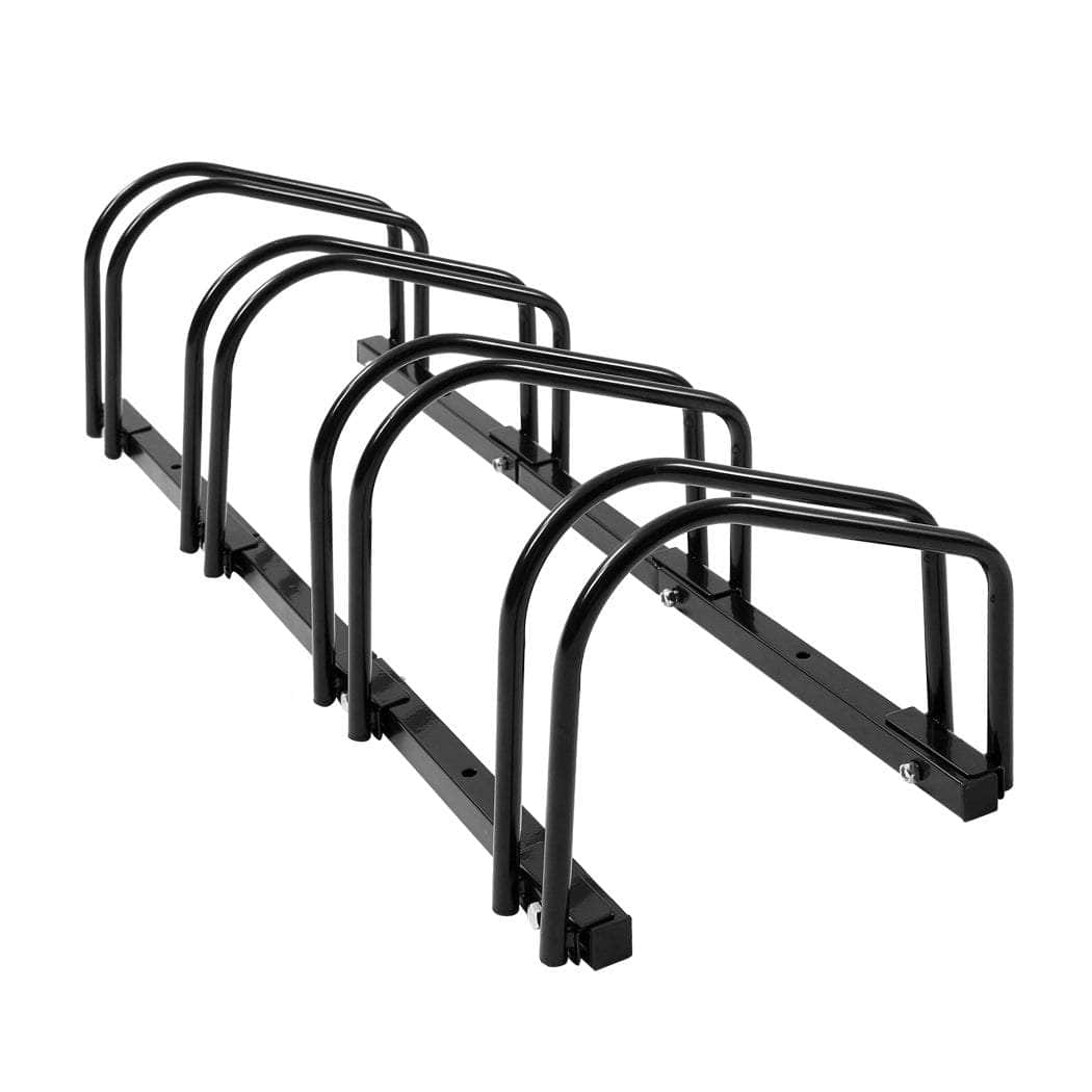 4 Bikes Stand Bicycle Bike Rack Floor