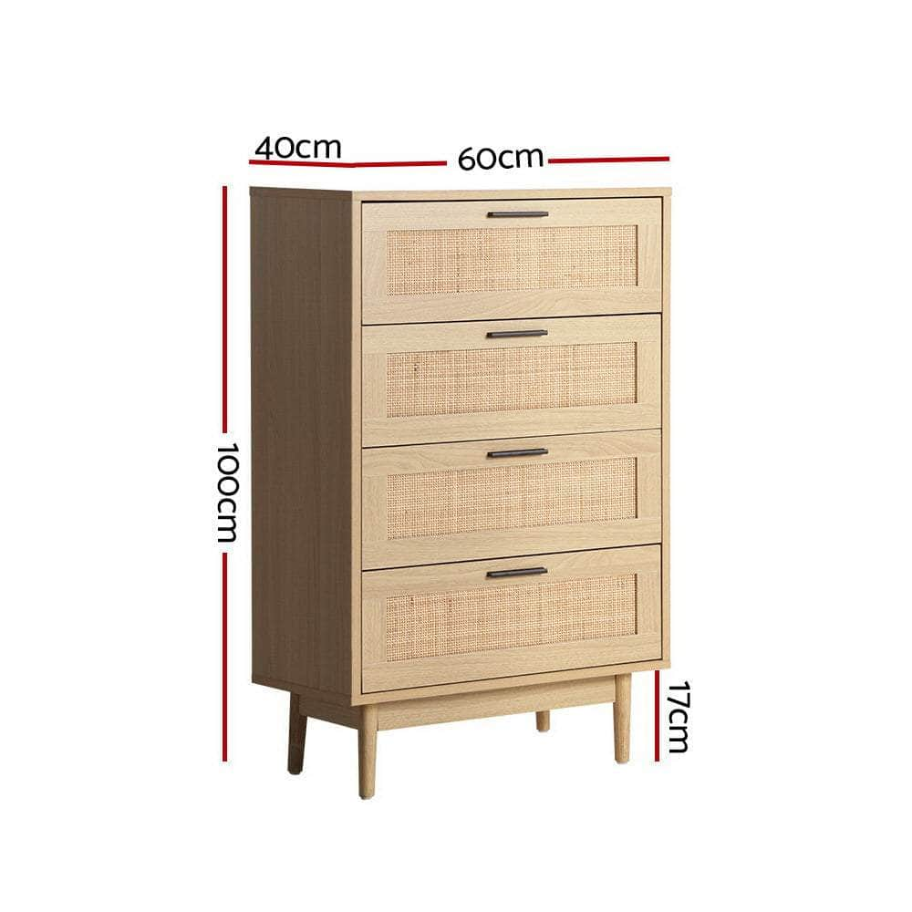 4 Chest Of Drawers - Briony Oak