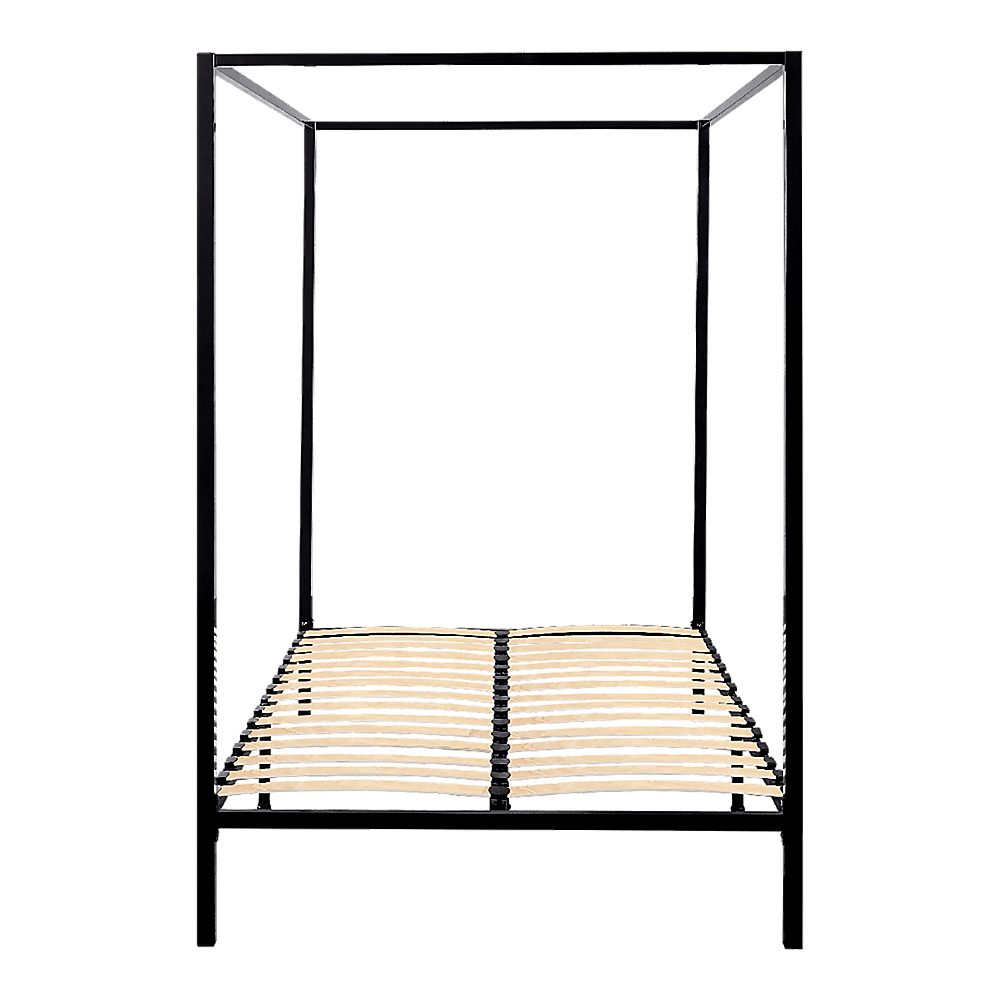 4 Four Poster Queen Metal Bed Frame