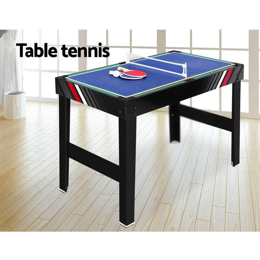 4-In-1 Games Table Soccer Foosball Pool Tennis Air Hockey