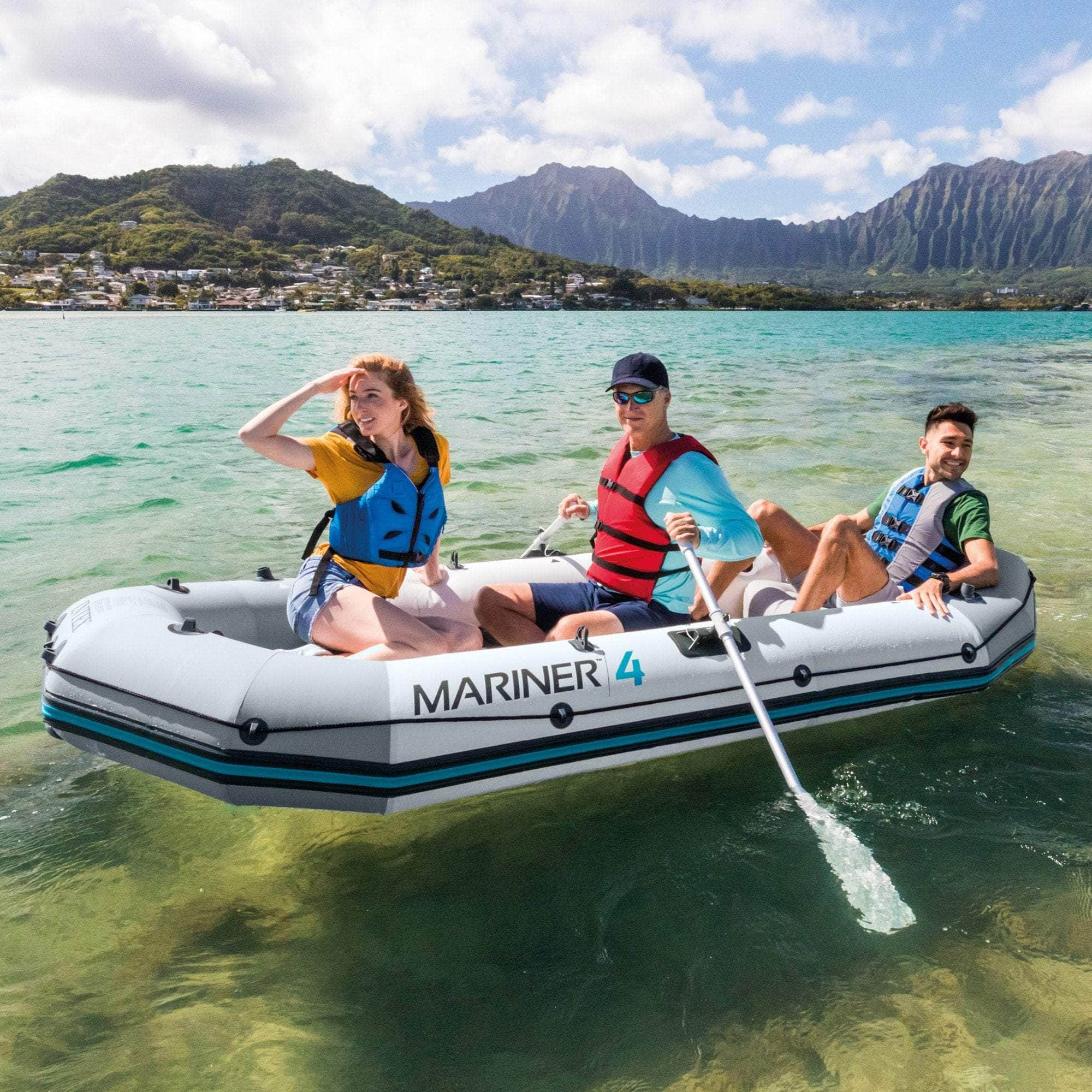 4 Inflatable Boat Set - 4 Person