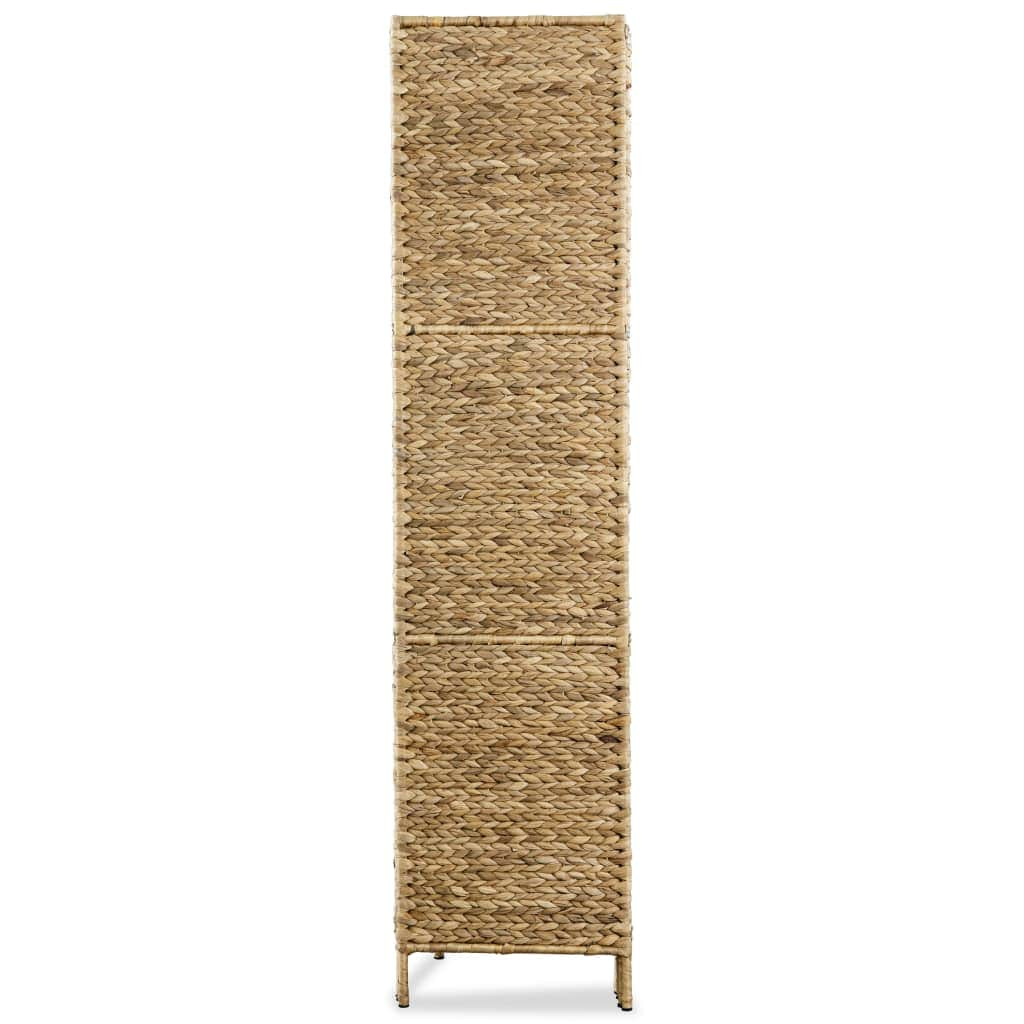 4-Panel Room Divider Water Hyacinth