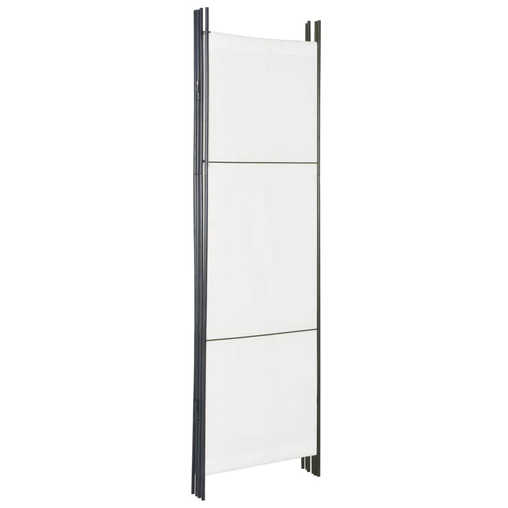 4-Panel Room Divider White