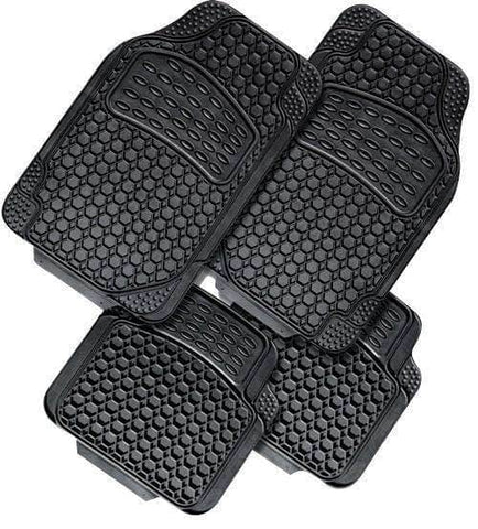 4-Pcs Car Mat Black [Rubber]