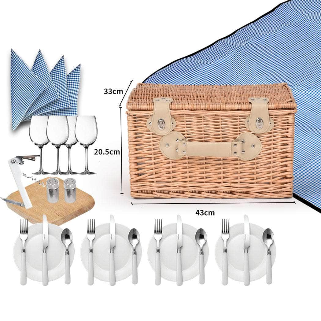 4 Person Picnic Basket Baskets Set