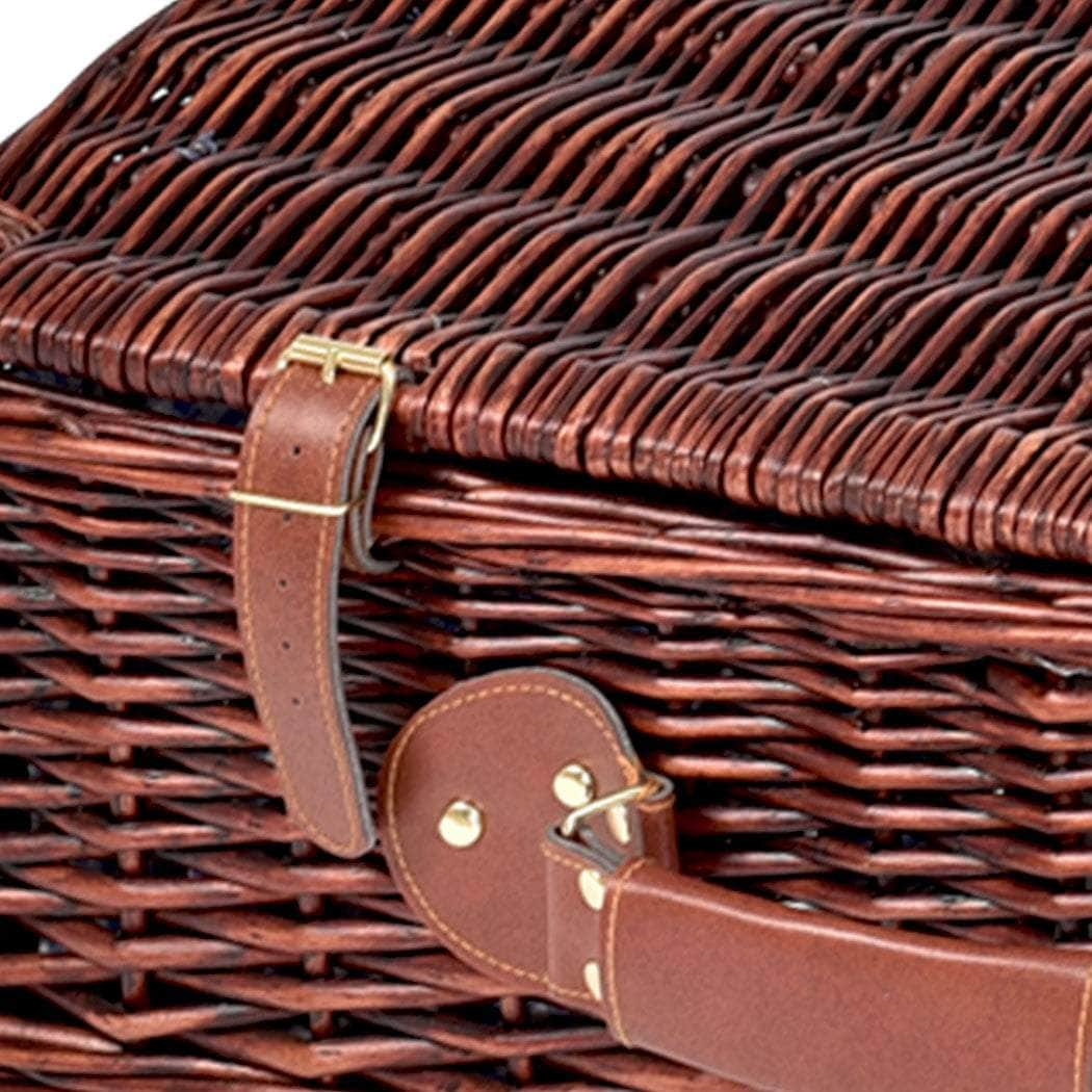 4-Person Picnic Basket Baskets Set Outdoor