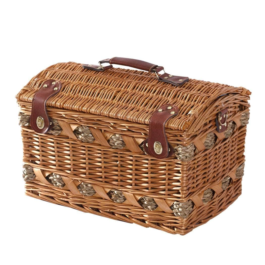 4 Person Picnic Basket Baskets Set - Outdoor