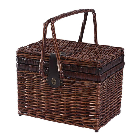 4 Person Picnic Basket Set Outdoor Baskets