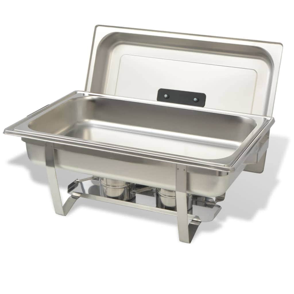 4 Piece Chafing Dish Set Stainless Steel