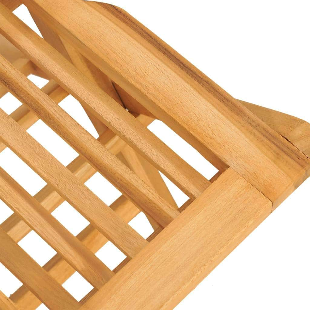 4-Piece Teak Wood Folding Garden Chairs