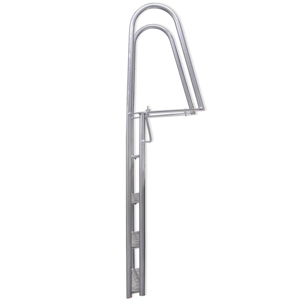 4-Step Dock/Pool Ladder Aluminium 170 cm