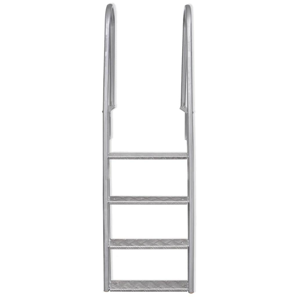 4-Step Dock/Pool Ladder Aluminium 170 cm