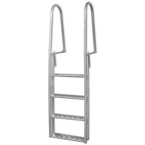 4-Step Dock/Pool Ladder Aluminium 170 cm