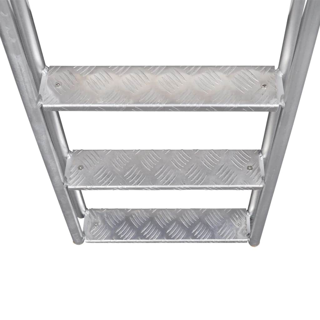 4-Step Dock/Pool Ladder Aluminium 170 cm