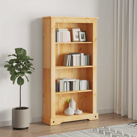 4-Tier Bookcase Mexican Pine Corona Range