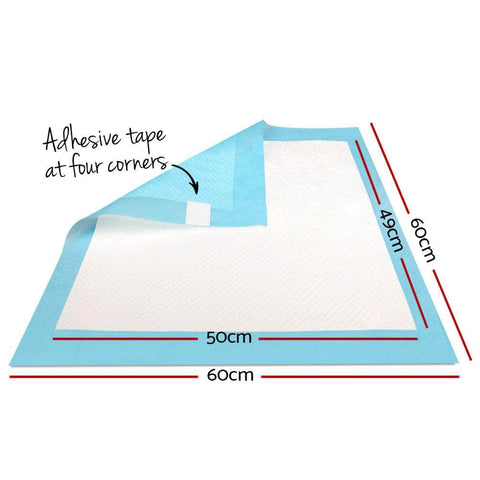 400Pcs Super Absorbent Blue Pet Training Pads 60X60Cm