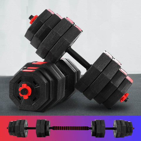 40KG 2-in-1 Dumbbell Barbell Set