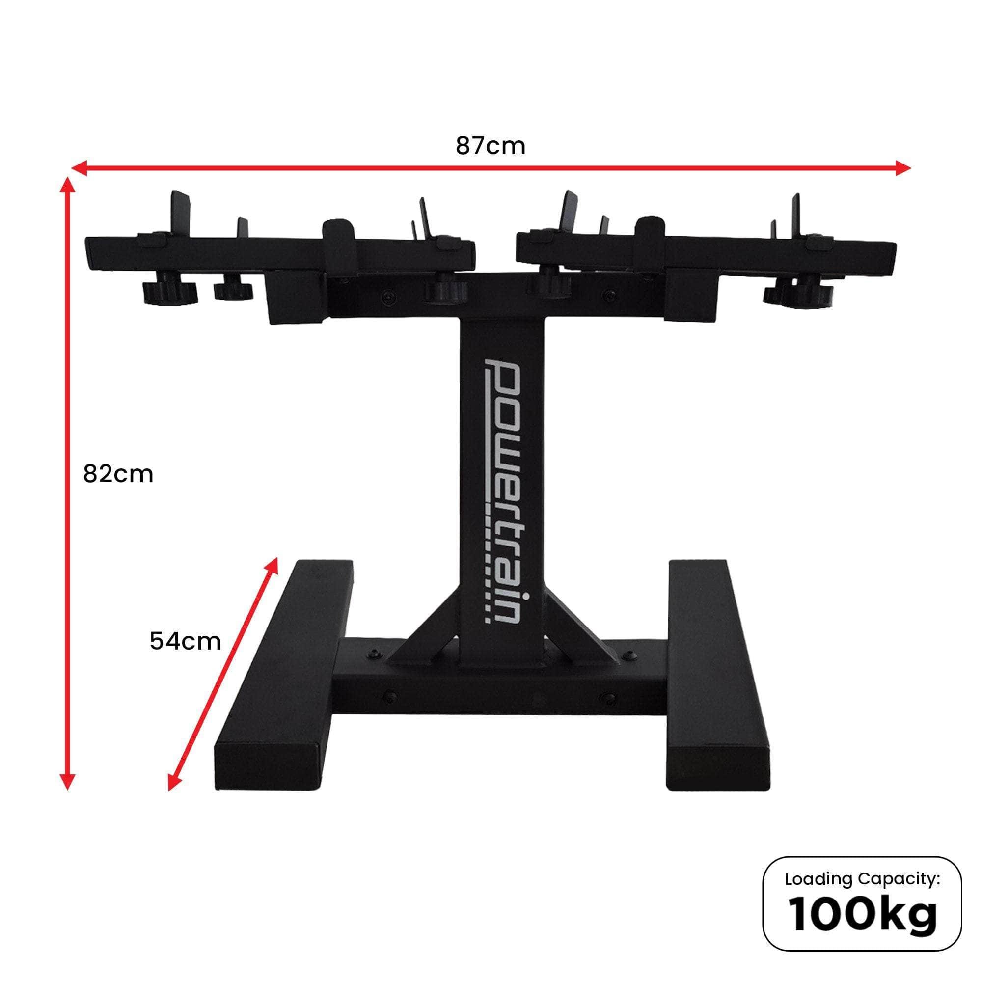 40kg GEN2 Adjustable Dumbbell Set with Pro Stand