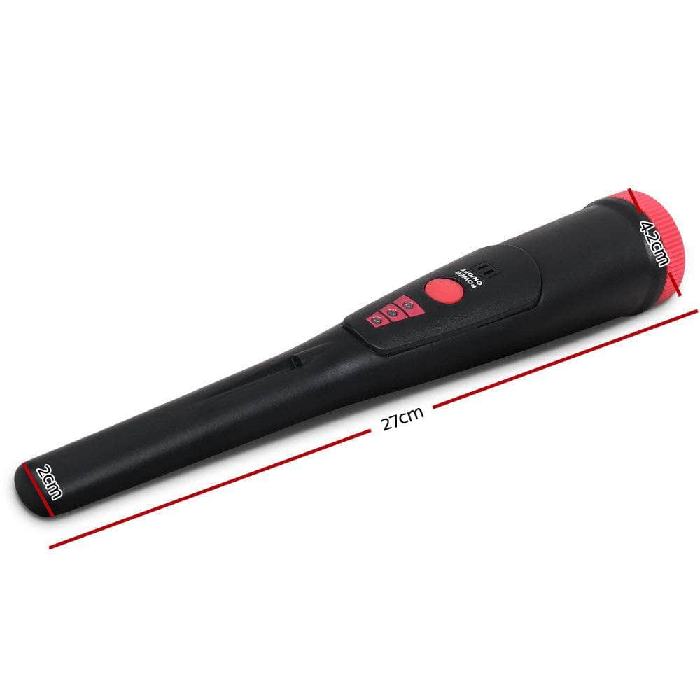 40Mm Handheld Waterproof Automatic Pinpointer Metal Detector Black