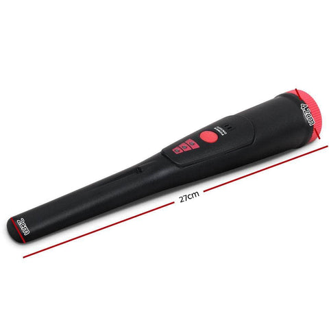 40Mm Handheld Waterproof Automatic Pinpointer Metal Detector Black