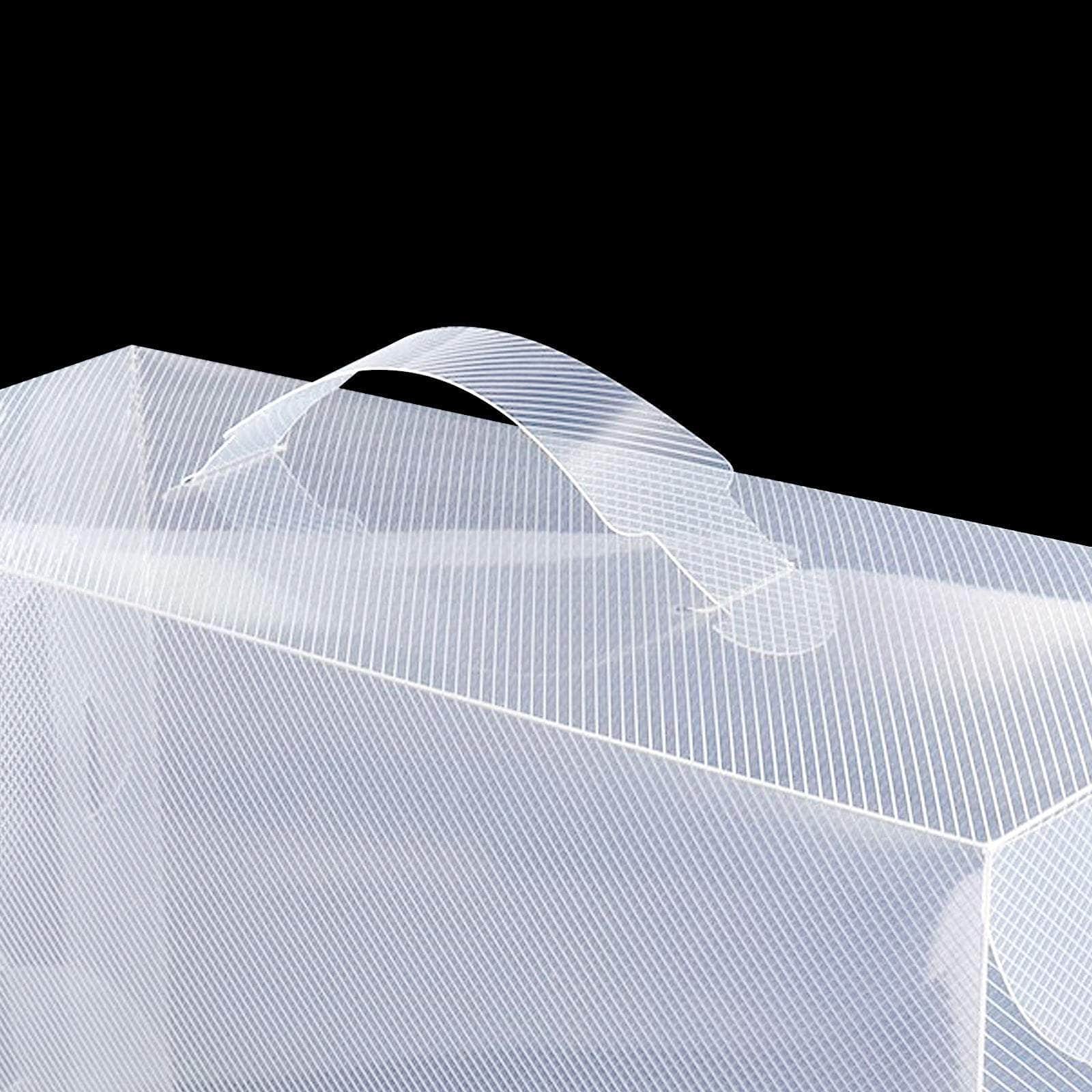 40pcs Transparent Foldable Shoe Storage Box