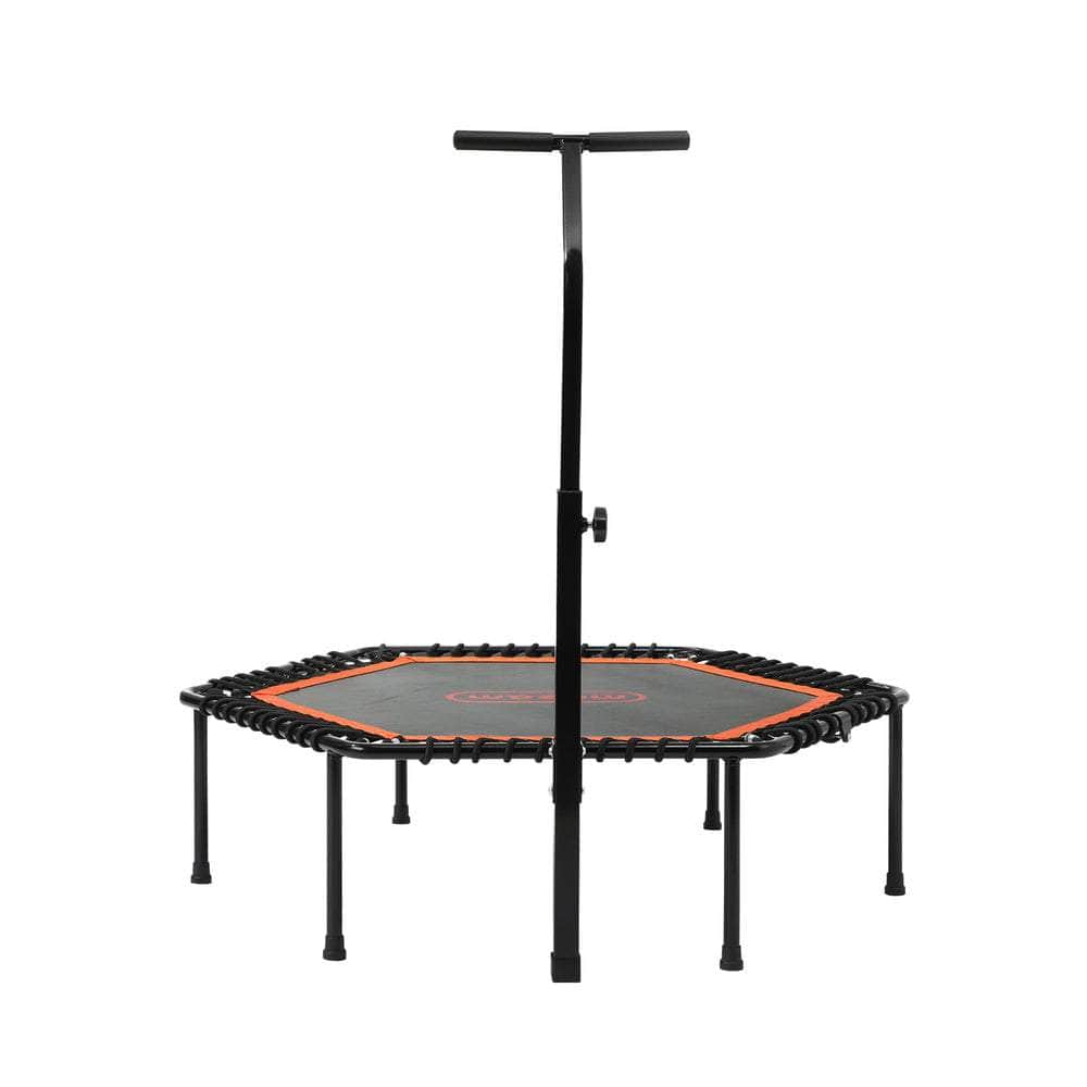 48/50cm Trampoline Round Fitness Rebounder Handrail