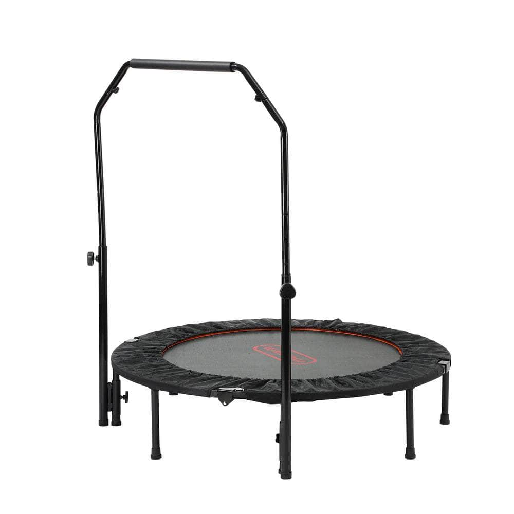 48/50cm Trampoline Round Fitness Rebounder Handrail