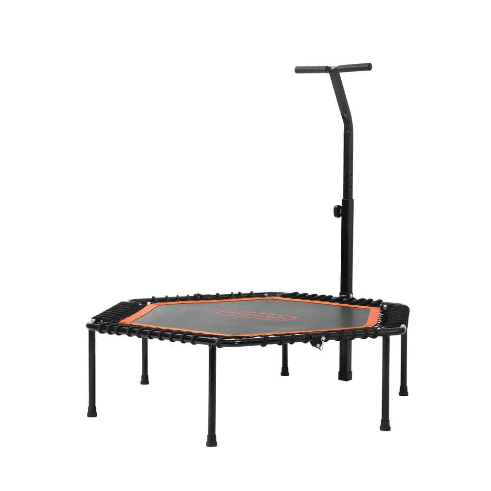 48/50cm Trampoline Round Fitness Rebounder Handrail